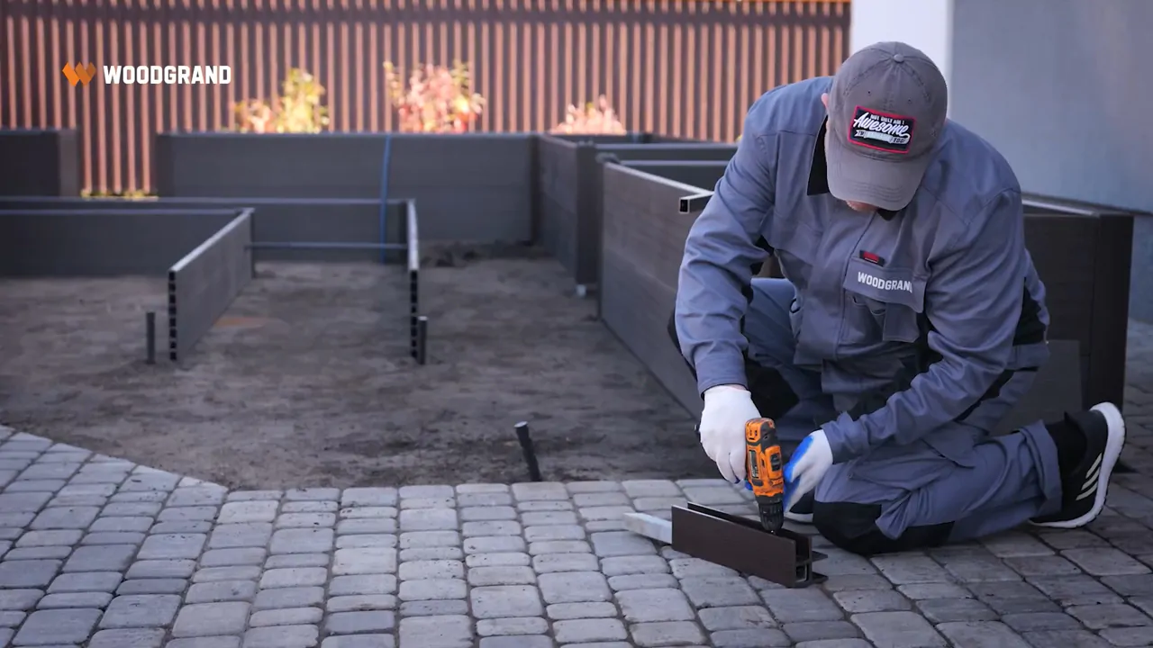 Инструкция по сборке грядочной системы из ДПК